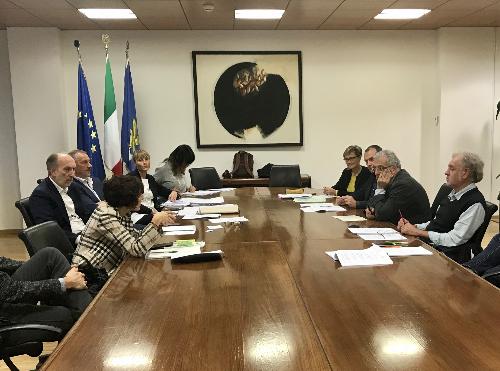 L'incontro incentrato sul tema della riforma sanitaria tra il vicegovernatore del Friuli Venezia Giulia, Riccardo Riccardi, e i rappresentanti delle cooperative del terzo settore.